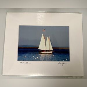 🌊 Provincetown Schooner Photograph – Signed by Tom Johnson